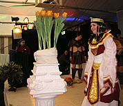 Tijdens de doop van de tulp