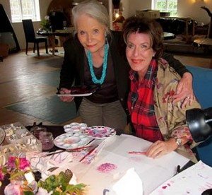 Janneke Brinkman met Anne Marie Evans